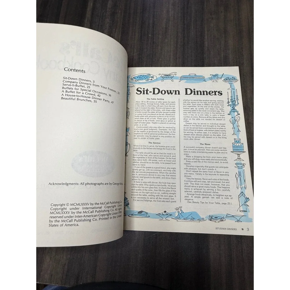 McCalls Company Cookbook Volume 13‎ Vintage 1978 Recipes Cooking